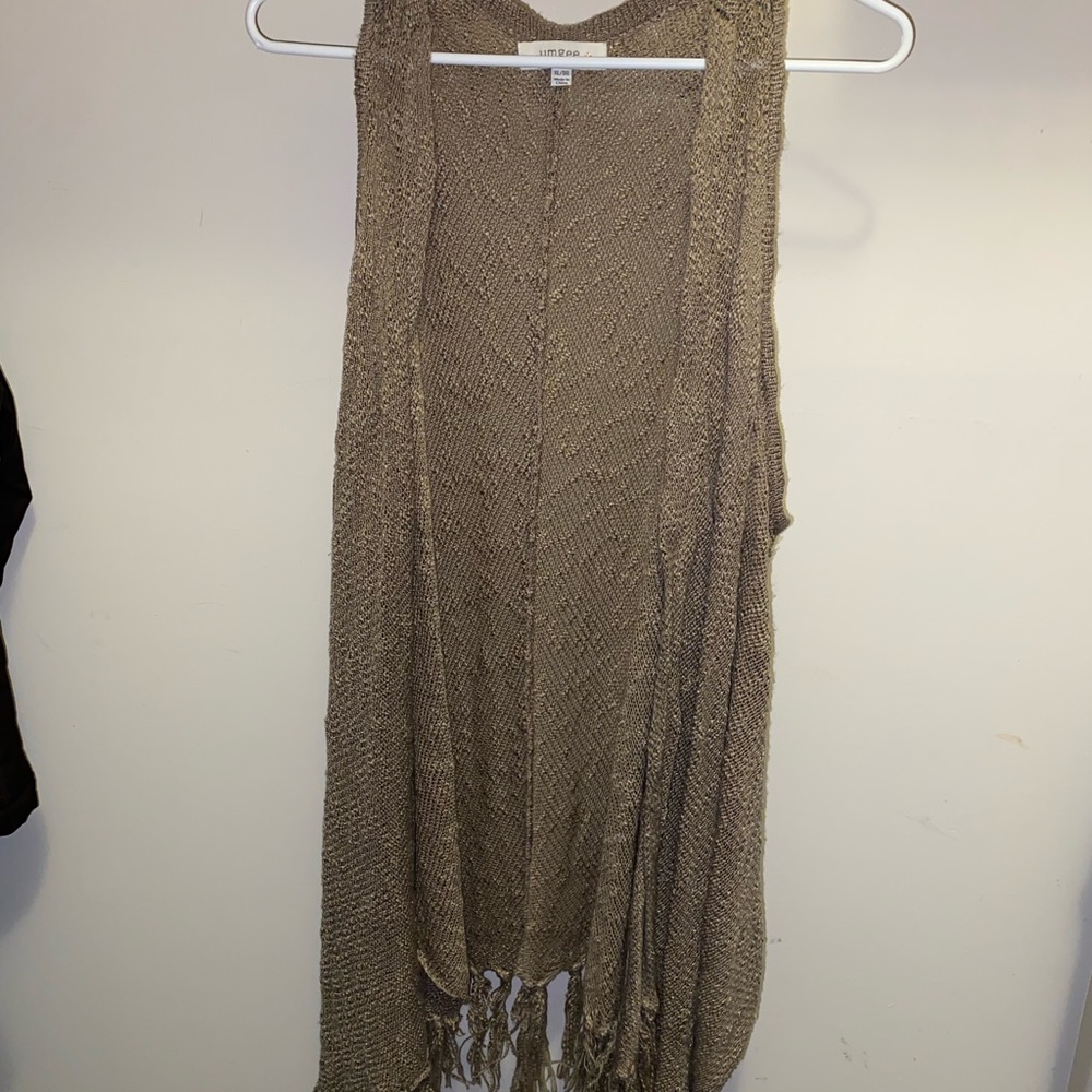 Umgee Sleeveless Cardigan